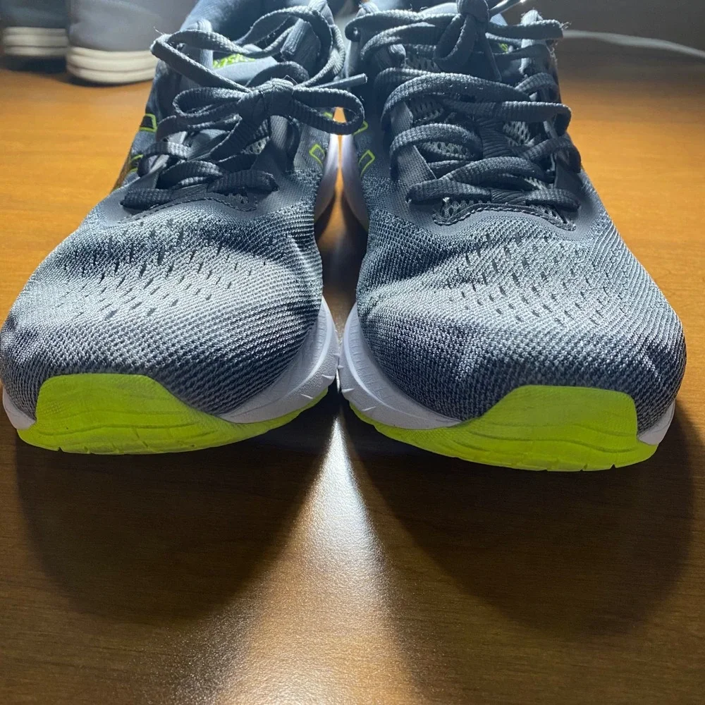 Asics GT-1000 11 Mens Running Shoes Grey Hazard Green 1011B354 Size 12